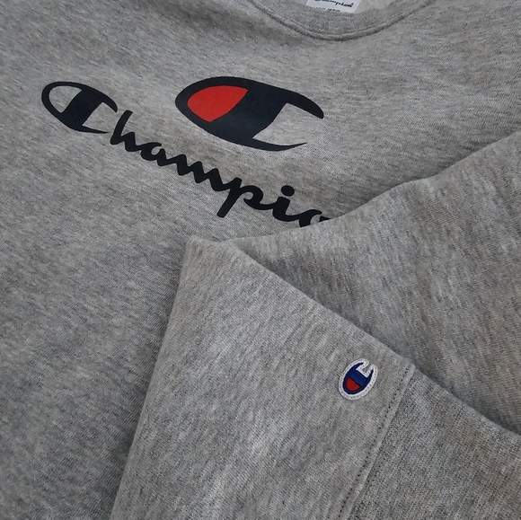 Champion Crewneck Fleece Sweatshirt (Boys XXL) - Picture 4 of 8